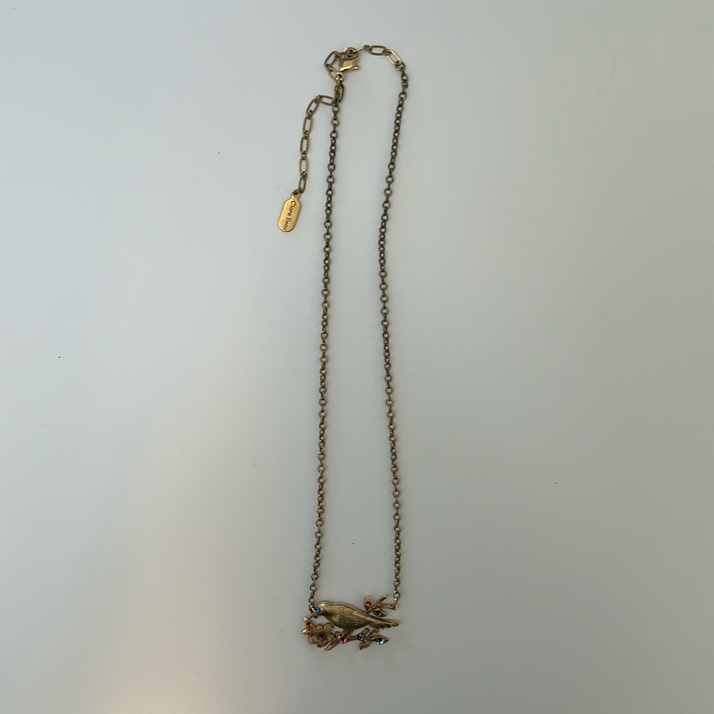 Jeweled Bird Necklace